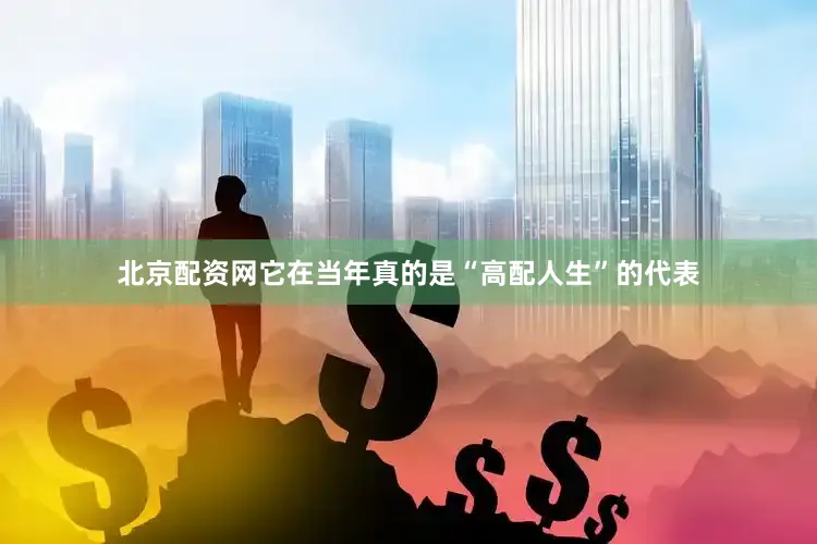 北京配资网它在当年真的是“高配人生”的代表